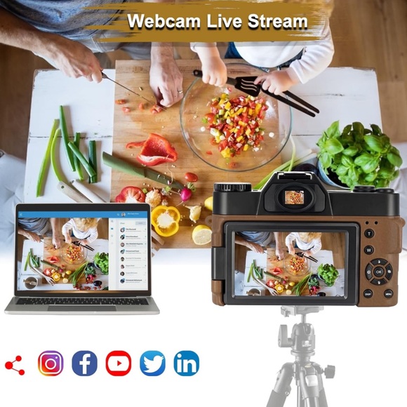 iShare 4K digital camera | 48mp fHD video | WiFi | 3” inch screen - Picture 4 of 9